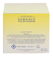 Versace Yellow Diamond lifestyle scene, suggests confident, refined elegance.