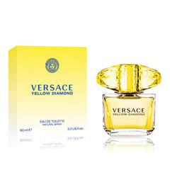 Versace Yellow Diamond packaging box conveys luxury and gifting
