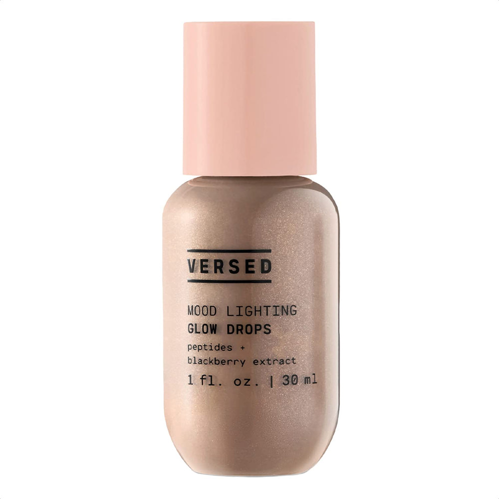 Versed Mood Lighting Glow Drops bronzed bottle creates radiant skin