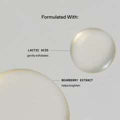 Versed Weekend Glow liquid close-up showing lightweight hydration on skin