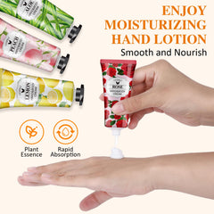 VESPRO mini-size hand creams are ideal for travel and on-the-go care.