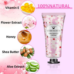 VESPRO rose scent hand cream tube for daily hydration