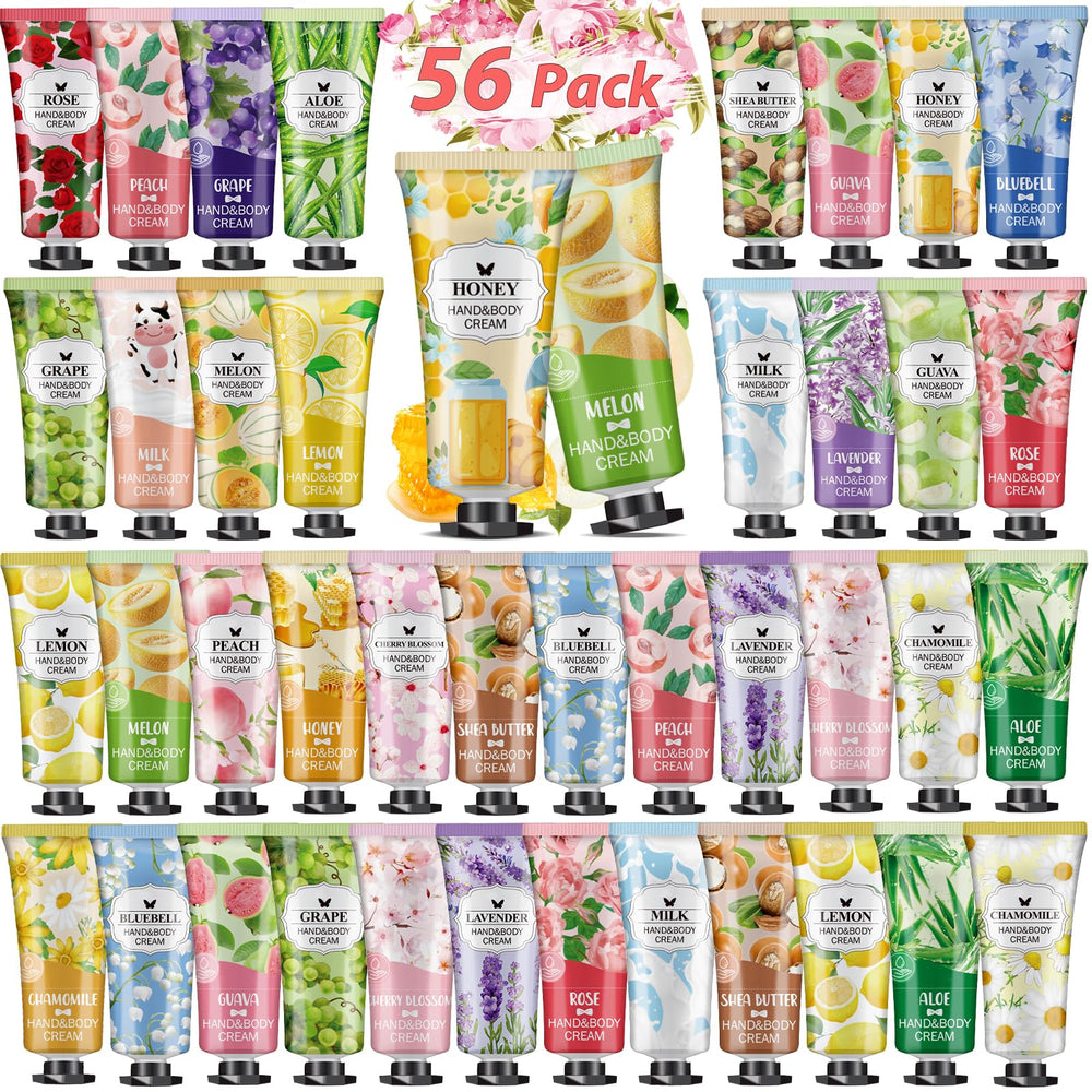 VESPRO 56-pack Hand Cream Gift Set variety collection for gifting and daily moisture.
