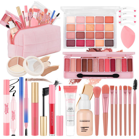VESPRO all-in-one makeup kit for teens setup enables quick daily looks.