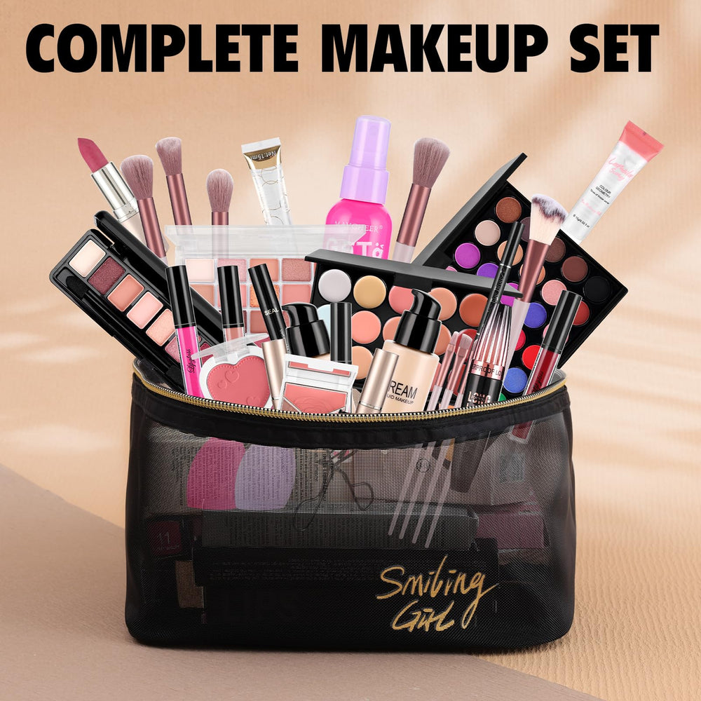 VESPRO makeup bag with essentials keeps kit organized on travel.