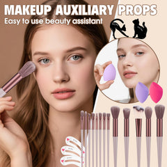 VESPRO makeup brushes 13 pcs set for precise application.