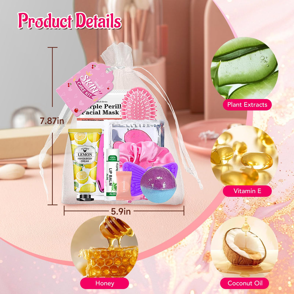 VESPRO lip mask for a shiny, smooth finish.