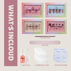 VESWEET file, cuticle stick, and pads complete your nail toolkit.