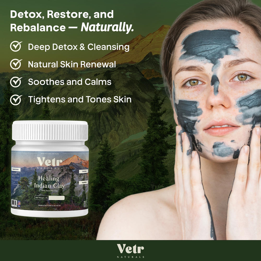 Body wrap concept using clay for detox and smoother skin.