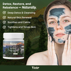 Body wrap concept using clay for detox and smoother skin.