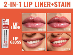 Vevivia Lip Stain Peel Off Rose for vivid, lasting shade.