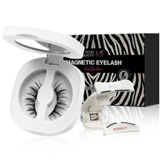 VEYESBEAUTY AnimeWink magnetic lash close-up showing natural framing and allure