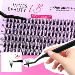 VEYESBEAUTY DIY lash tray multi-look showcase in a single tray