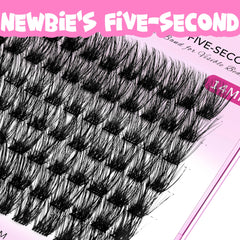 VEYESBEAUTY Handmade PBT Fiber — fluffy, lightweight lashes for comfortable wear.