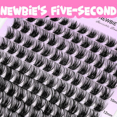VEYESBEAUTY Invisible band 8-16mm mix delivers lightweight, comfortable wear.