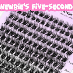 VEYESBEAUTY Invisible Band Lashes blend seamlessly for a clean lash line.