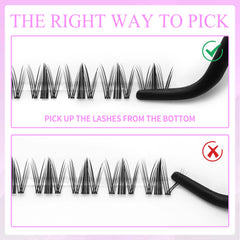 VEYESBEAUTY Manga Lash Clusters Kit bond and seal remover for safe removal
