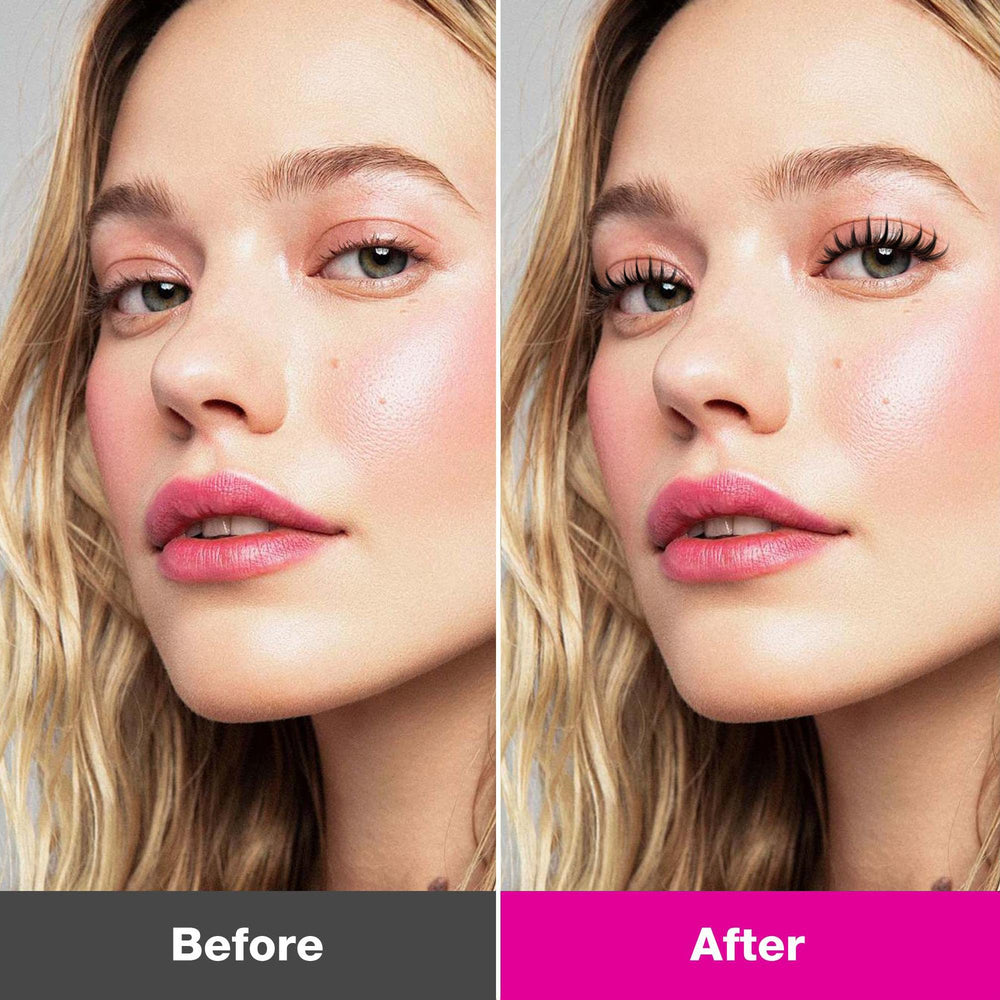 VEYESBEAUTY Bunny lash clusters with mixed lengths for fluffy volume.