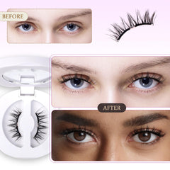 Reusable NomSpirit lashes highlight long-term value with proper care.