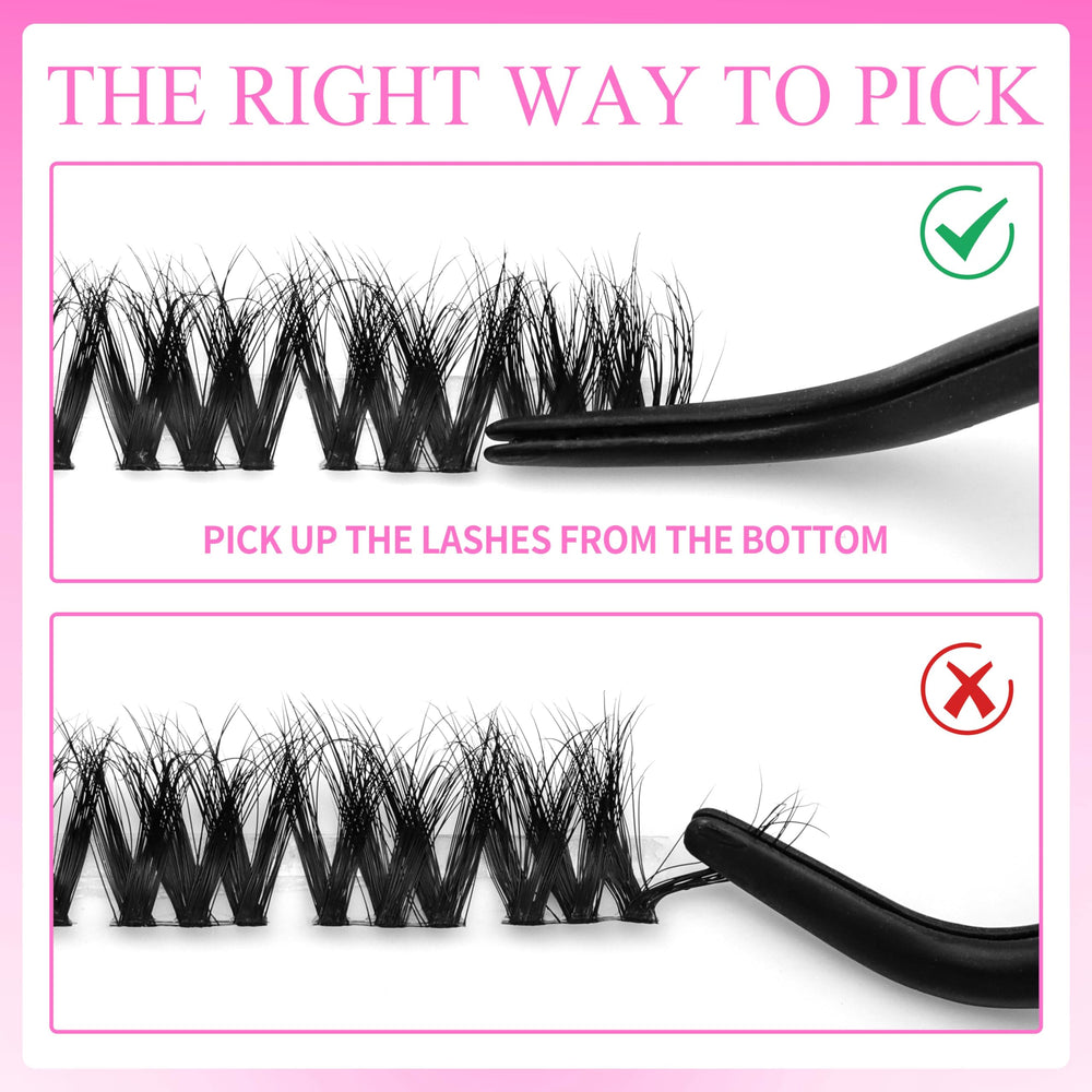 VEYESBEAUTY VBmuse lash bond application and sealing steps for lasting wear.