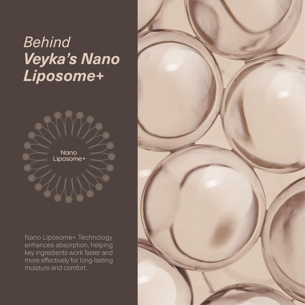 Veyka pore-refining effect reduces shine and smooths skin texture on contact.