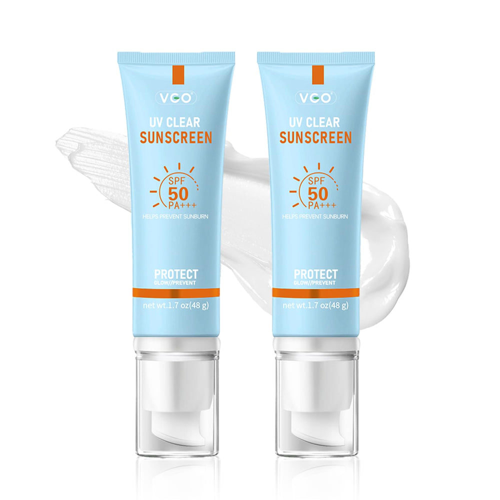 VGO Mineral Sunscreen for Face bottle showing lightweight, non-greasy protection for daily use.
