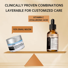 VGO serum dispensing close-up illustrating smooth texture