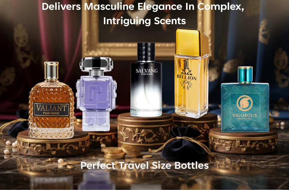 Viaan Krishna Signature Scent mini box showing five fragrances