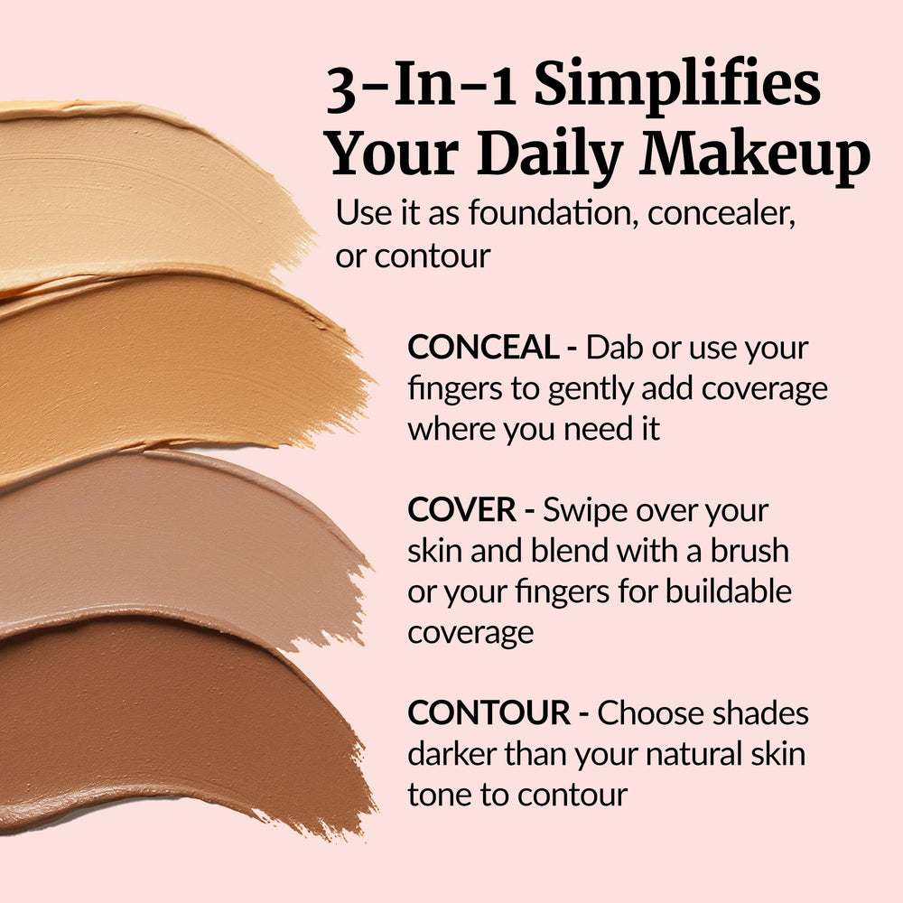 Vibriance Complexion Sticks texture-closeup highlights silky glide for aging skin.