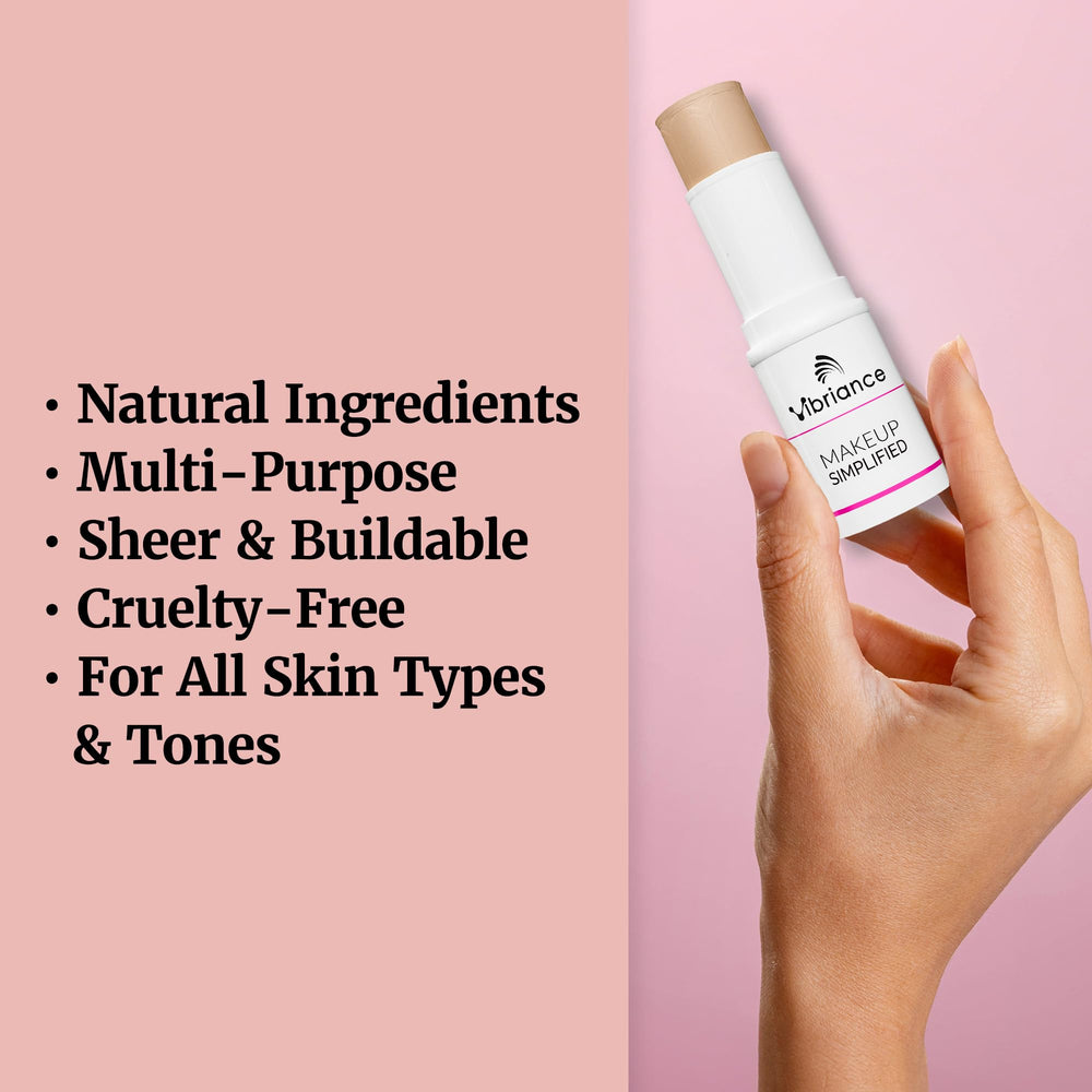 Vibriance Complexion Sticks under-eye brightening close-up suggesting a refreshed look.