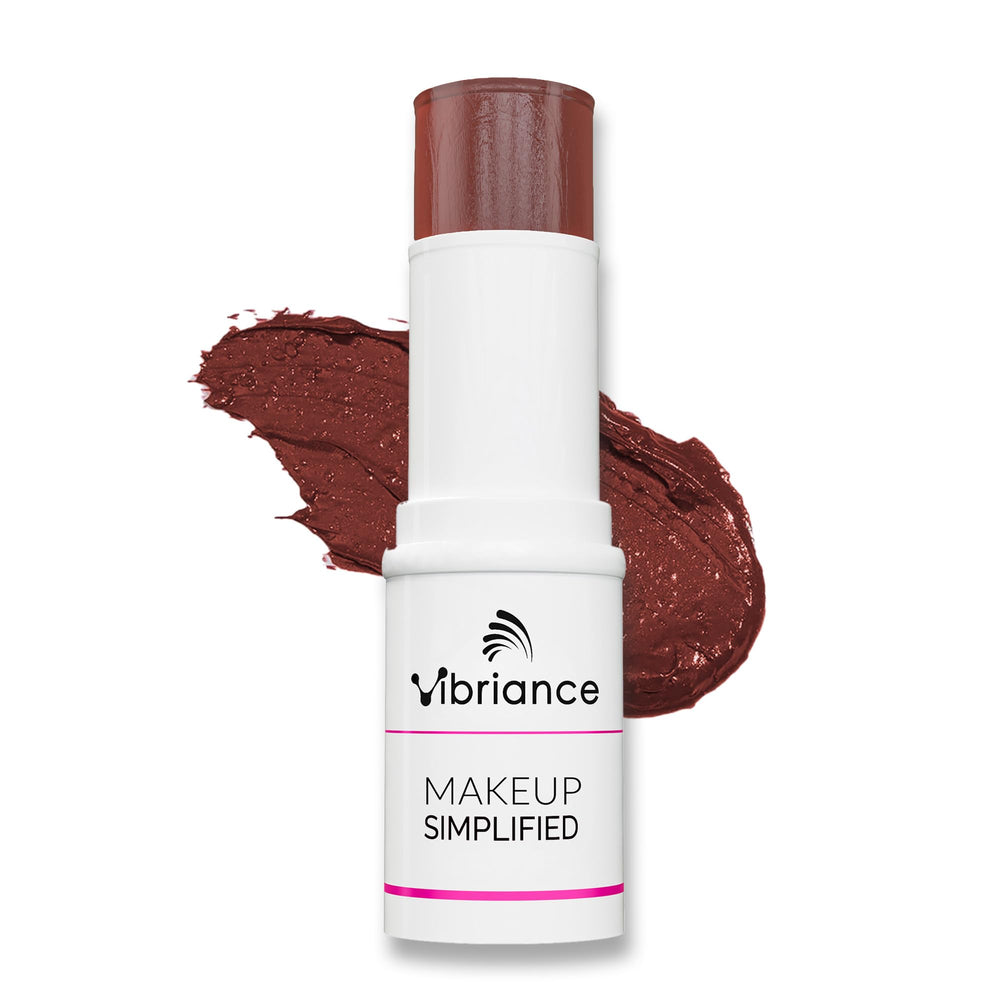 Vibriance Radiance Stick blush on mature skin for a natural flush.