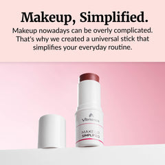 Vibriance Radiance Stick cheek-tint versatile color on cheeks and lips.