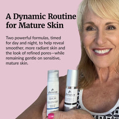 Vibriance Retinol Serum bottle for smoother skin and night-time renewal.