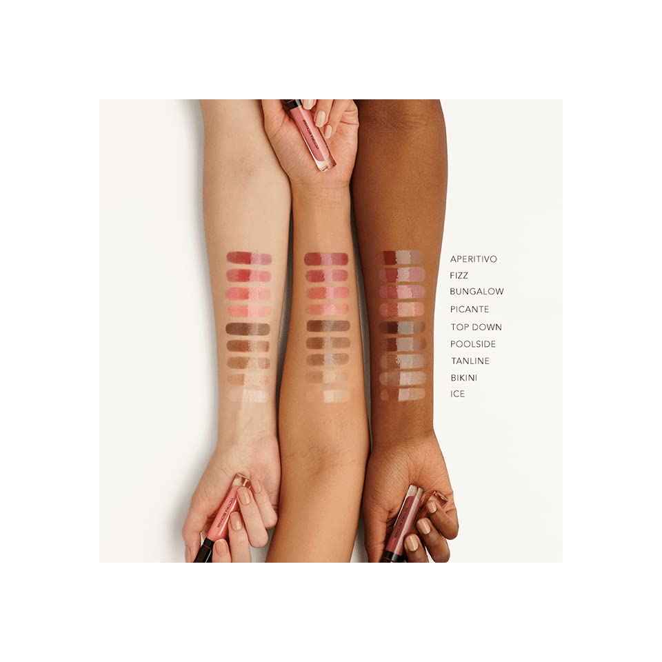 Victoria Beckham High Gloss Lip Gloss swatch on skin reveals even sheen