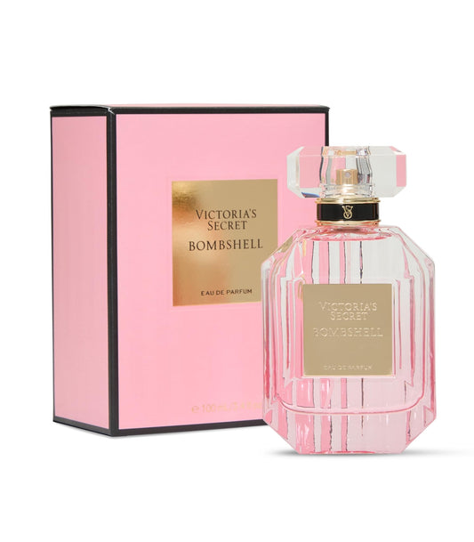 Victoria's Secret Bombshell bottle front view for confident evening wear.
