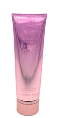Victoria's Secret Chrome Peony lotion bottle highlighting a floral fragrance for daily hydration.