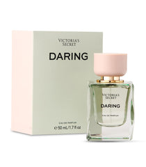 Victoria's Secret Daring bottle highlighting bergamot opening for a fresh, vibrant start.