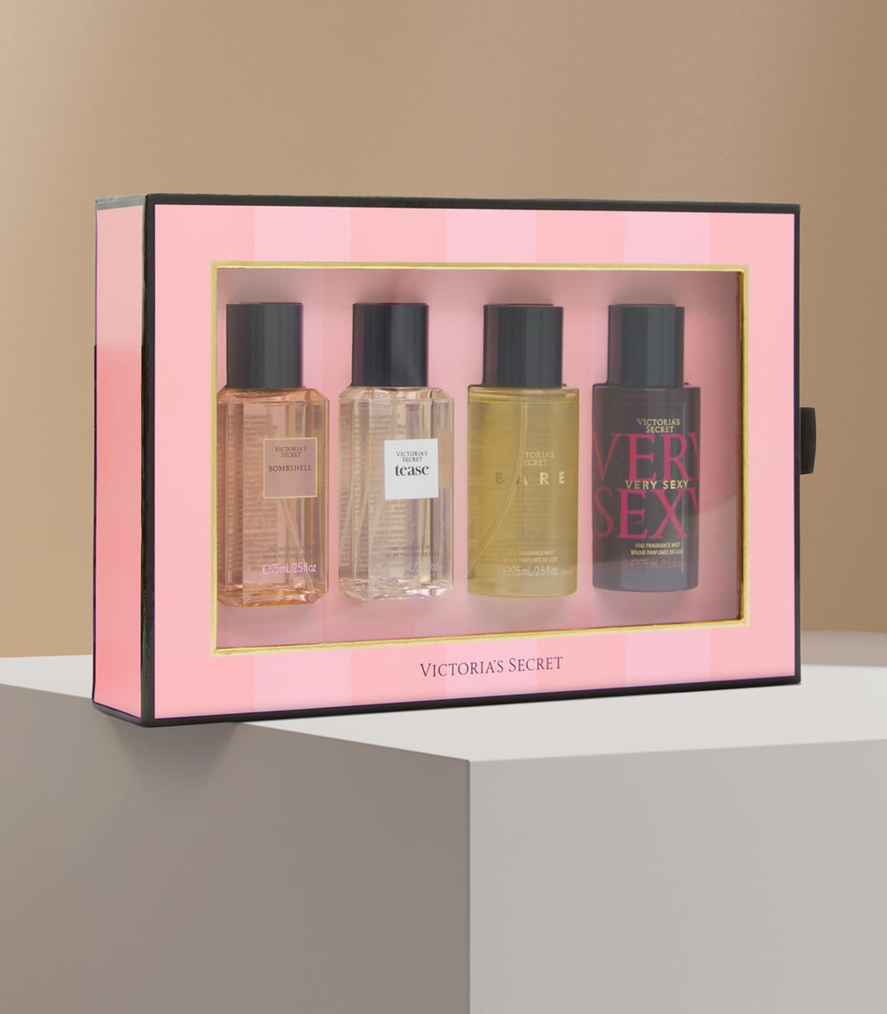 Victoria's Secret fragrance mist peony bottle captures a delicate floral vibe.