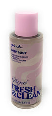 Victoria's Secret Glazed Fresh & Clean bottle pour, refreshing everyday confidence for the wearer.