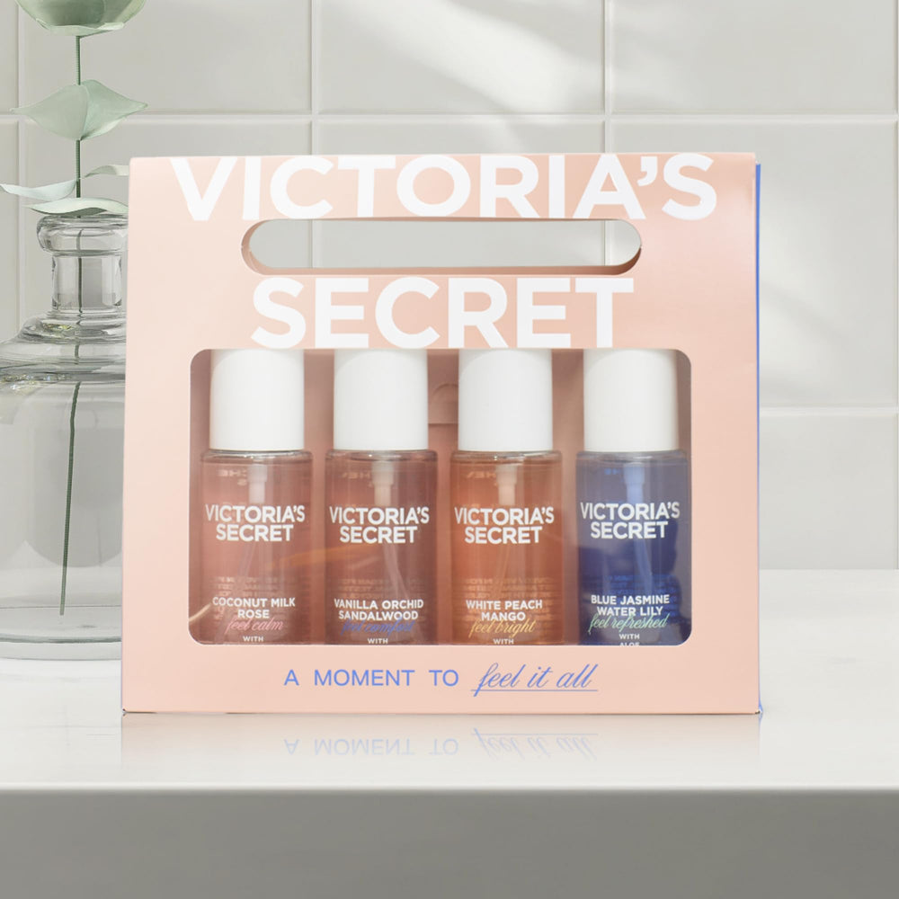 Victoria's Secret White Peach Mango mini mist delivers bright fruity aroma