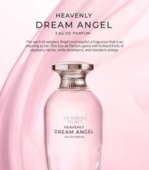 Victoria's Secret Heavenly Dream Angels raspberry note accent creates a joyful, fruity gourmand impression.