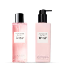 Victoria's Secret Noir Tease packaging close-up for a gift-ready, luxurious feel.