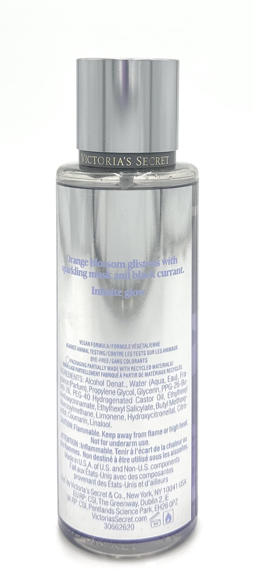 Victoria's Secret Platinum Berries packaging shows the limited edition label.