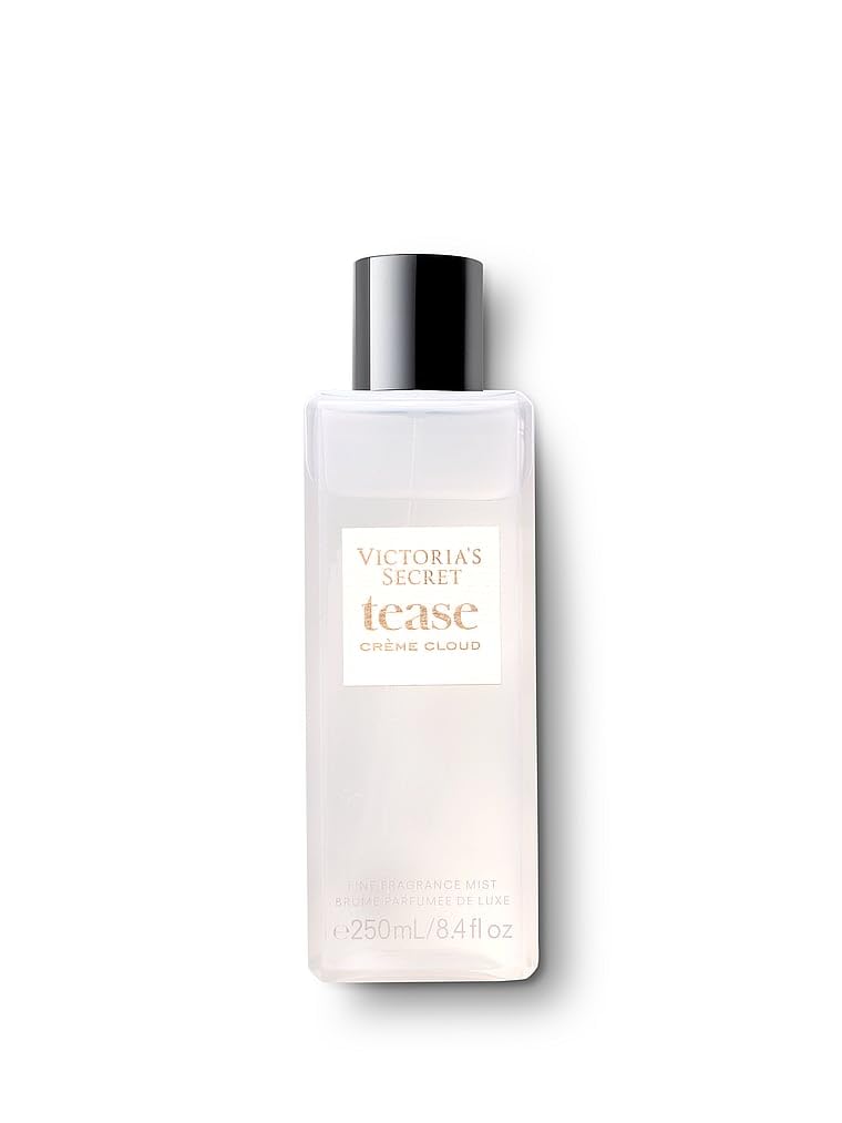 Victoria's Secret Tease Creme Cloud bottle closeup for a delicate daily scent