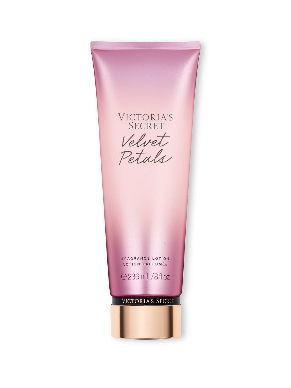 Victoria's Secret Velvet Petals lotion bottle for daily fragrance and smooth skin