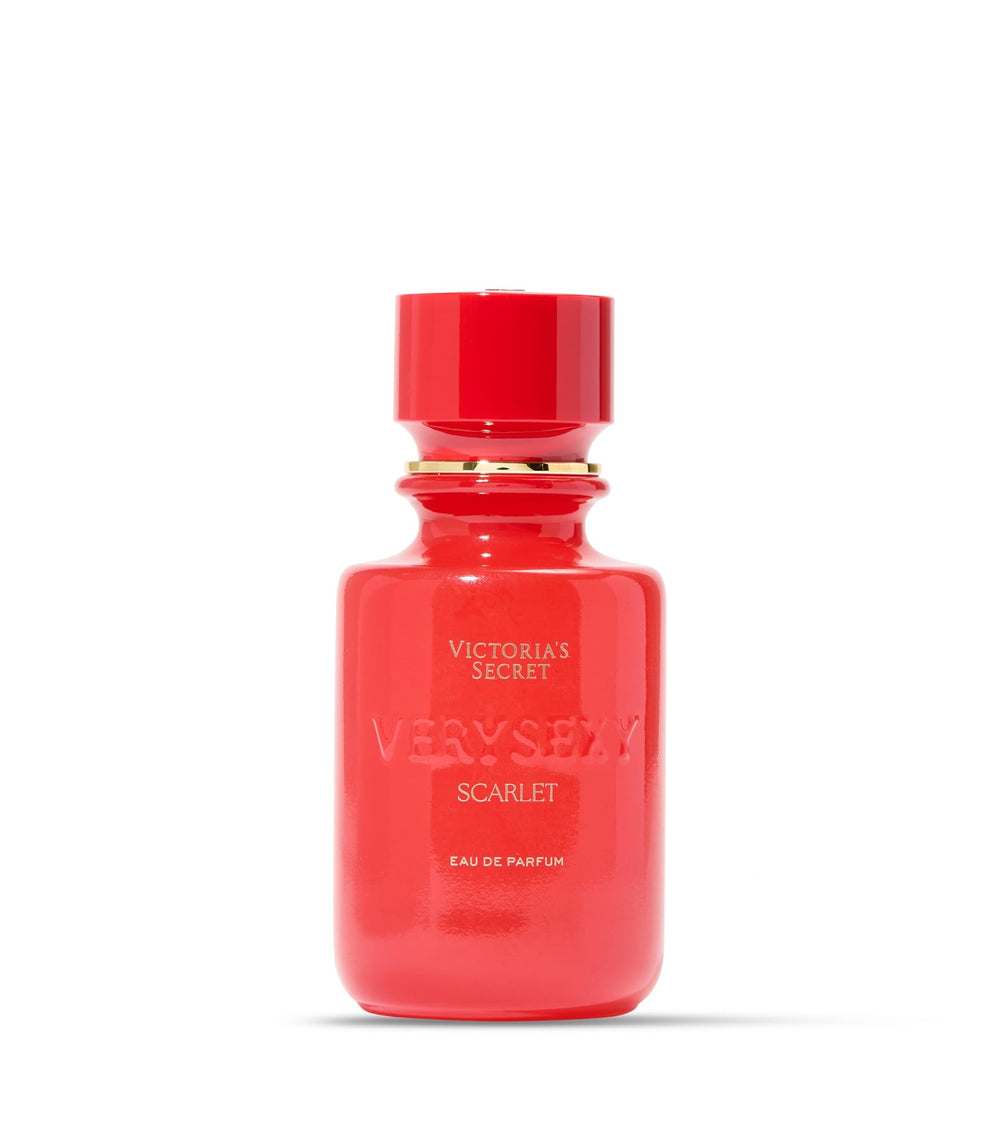 Victoria's Secret Very Sexy Scarlet bottle with a seductive design for a premium display.