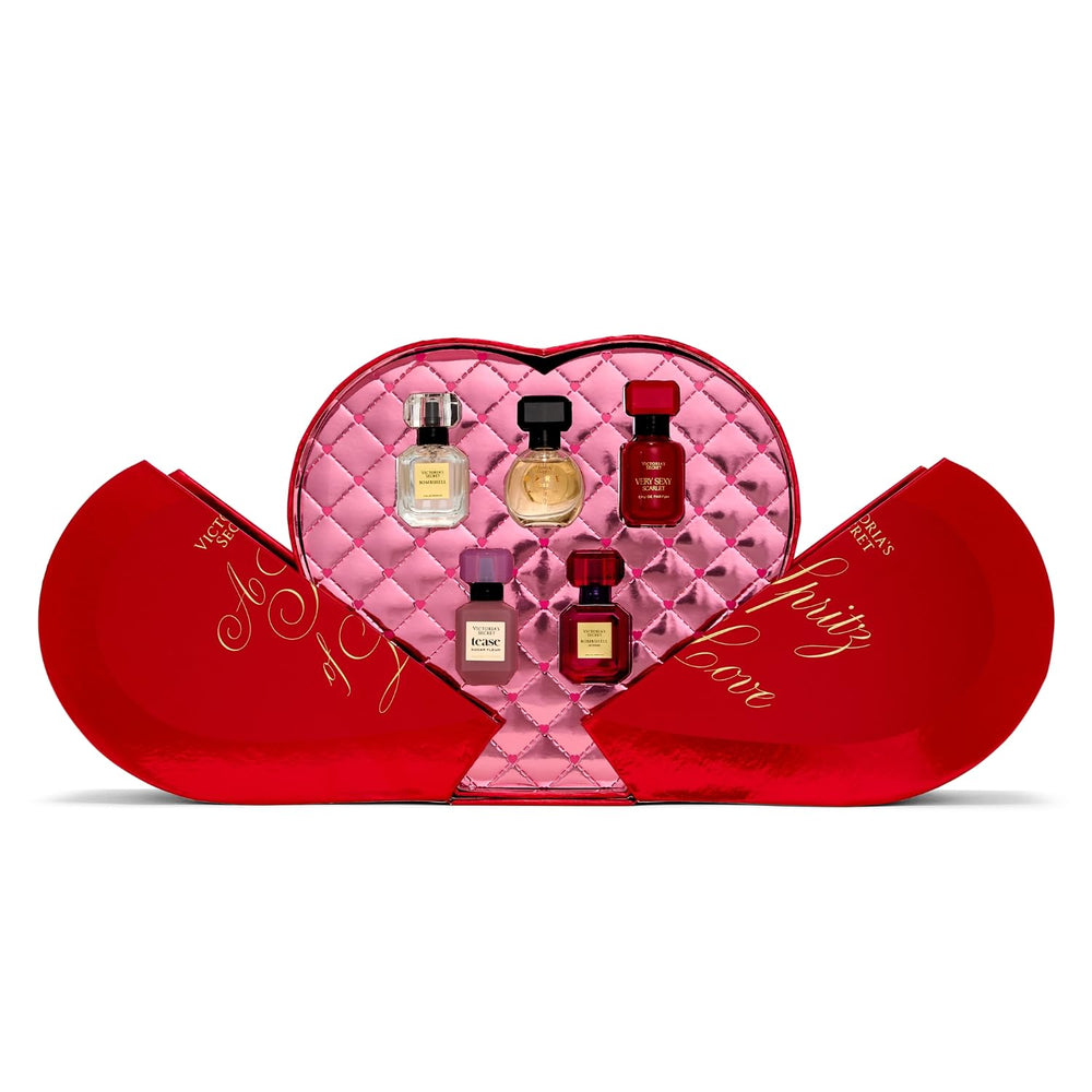 Victoria's Secret Very Sexy Scarlet EDP dramatic bottle close-up for a bold mood.