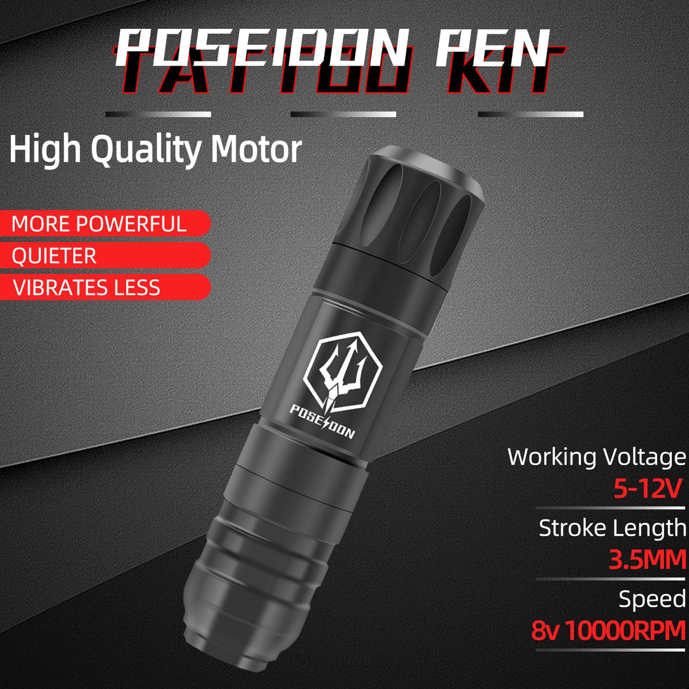 Vidattx POSEIDON battery pack with extended runtime for sessions.