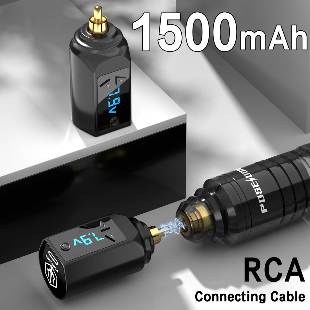 Vidattx Poseidon battery pack powering longer sessions with quick recharging.