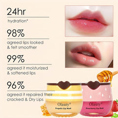 Vienflona bee lip balm with stick demonstrates hygienic on-the-go hydration.
